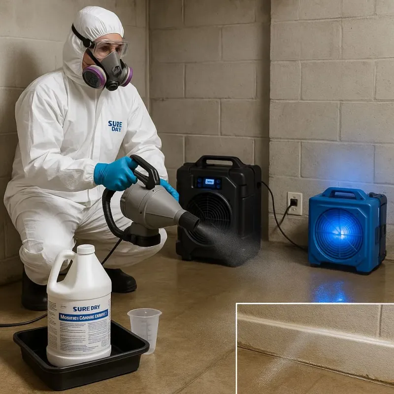 Sanitization and Odor Removal process in Craigsville, WV